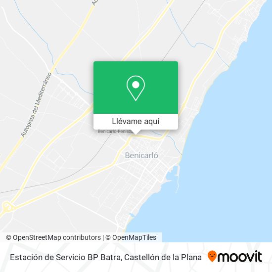 Mapa Estación de Servicio BP Batra