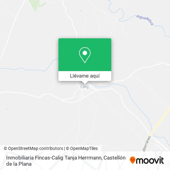Mapa Inmobiliaria Fincas-Calig Tanja Herrmann