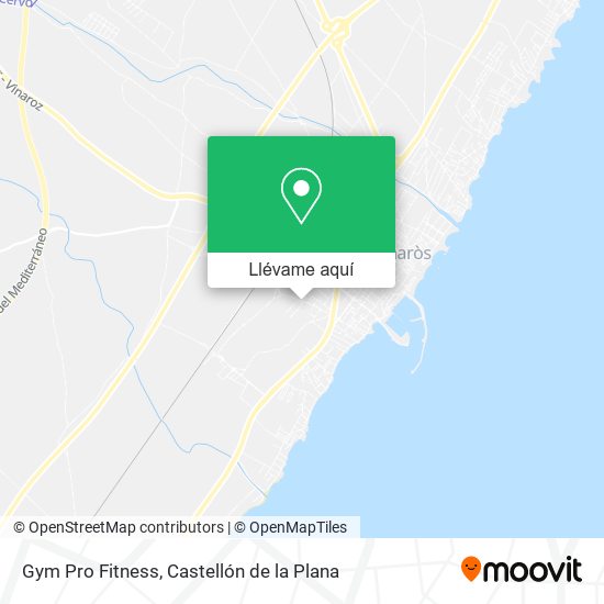 Mapa Gym Pro Fitness