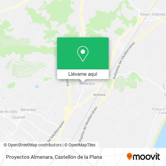 Mapa Proyectos Almenara