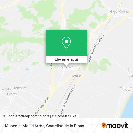 Mapa Museo el Molí d'Arròs