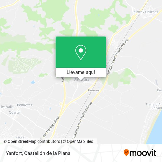 Mapa Yanfort