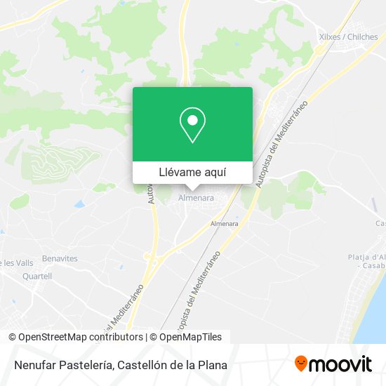 Mapa Nenufar Pastelería