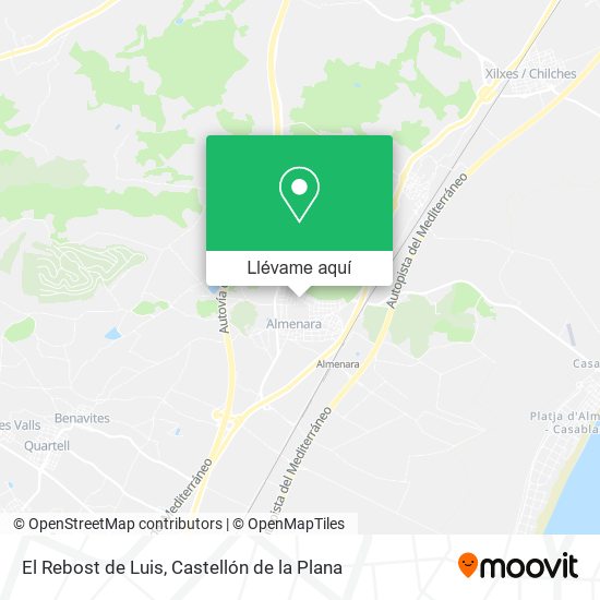 Mapa El Rebost de Luis