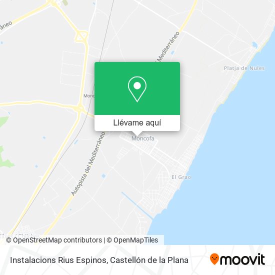 Mapa Instalacions Rius Espinos