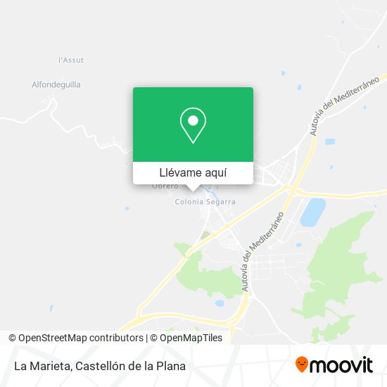 Mapa La Marieta