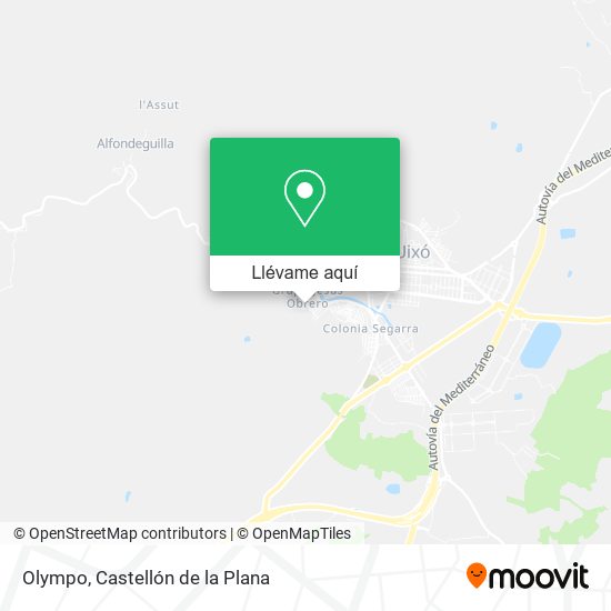 Mapa Olympo