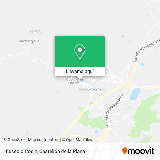 Mapa Eusebio Cosin