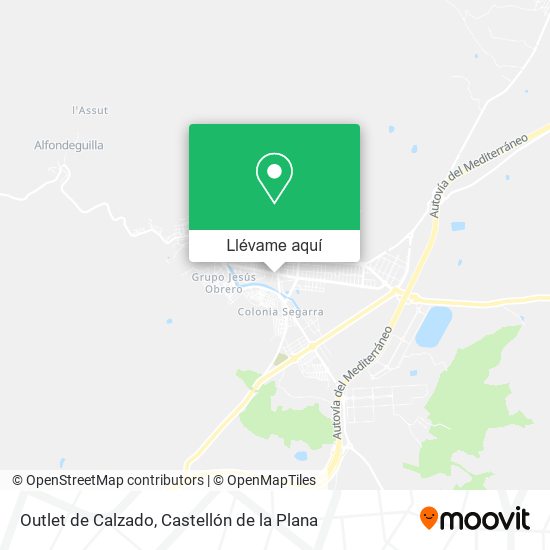 Mapa Outlet de Calzado