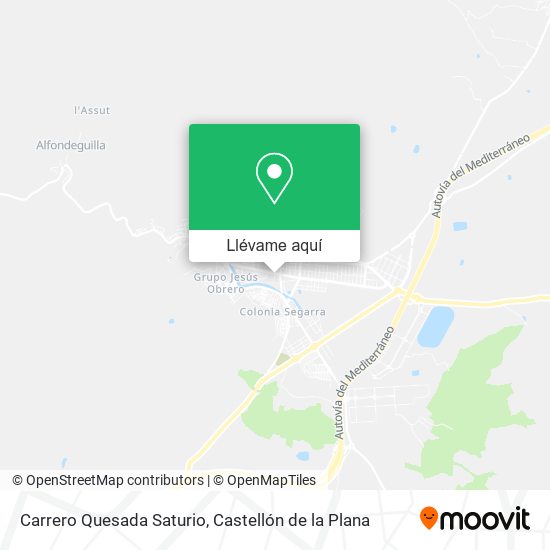 Mapa Carrero Quesada Saturio