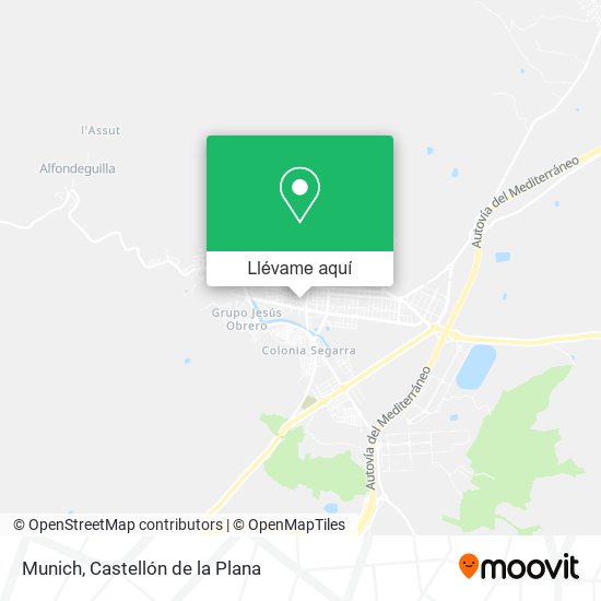 Mapa Munich