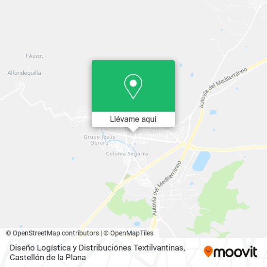 Mapa Diseño Logística y Distribuciónes Textilvantinas