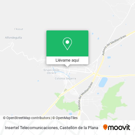 Mapa Insertel Telecomunicaciones