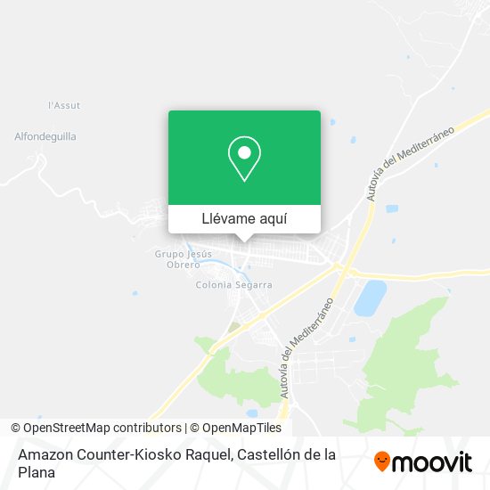 Mapa Amazon Counter-Kiosko Raquel