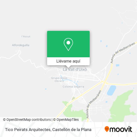 Mapa Tico Peirats Arquitectes