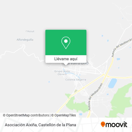 Mapa Asociación Aixiña