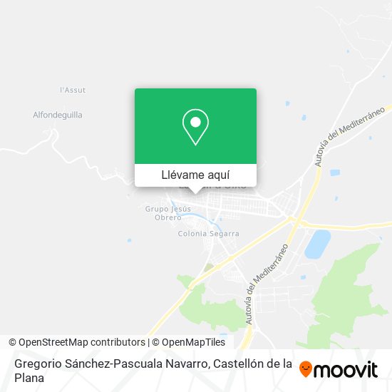 Mapa Gregorio Sánchez-Pascuala Navarro