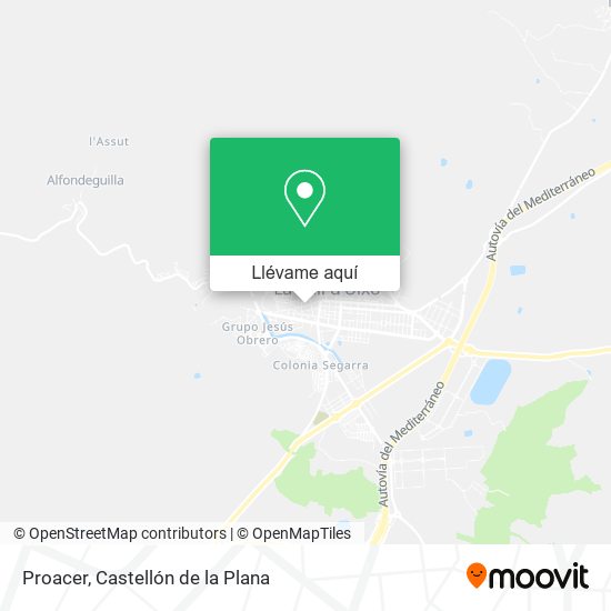Mapa Proacer
