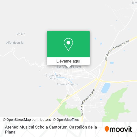 Mapa Ateneo Musical Schola Cantorum