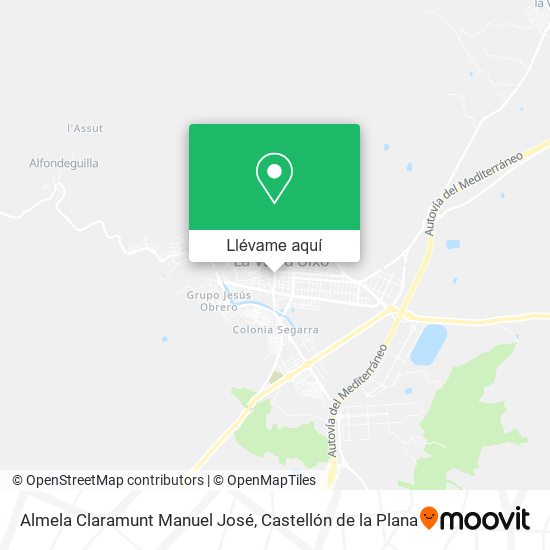 Mapa Almela Claramunt Manuel José