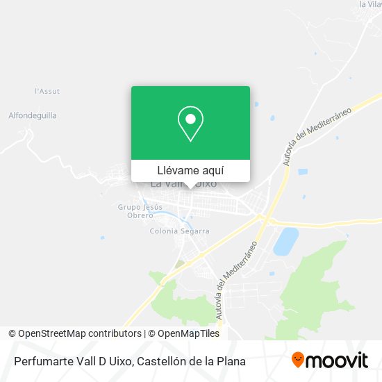 Mapa Perfumarte Vall D Uixo