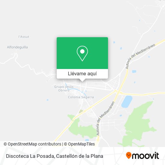 Mapa Discoteca La Posada