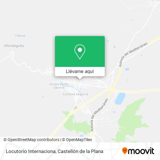 Mapa Locutorio Internaciona
