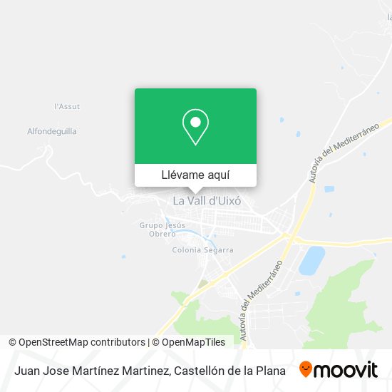 Mapa Juan Jose Martínez Martinez