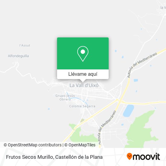 Mapa Frutos Secos Murillo