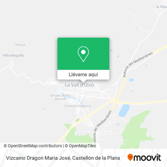 Mapa Vizcaino Dragon Maria José