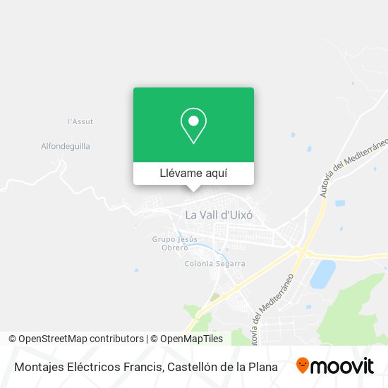 Mapa Montajes Eléctricos Francis