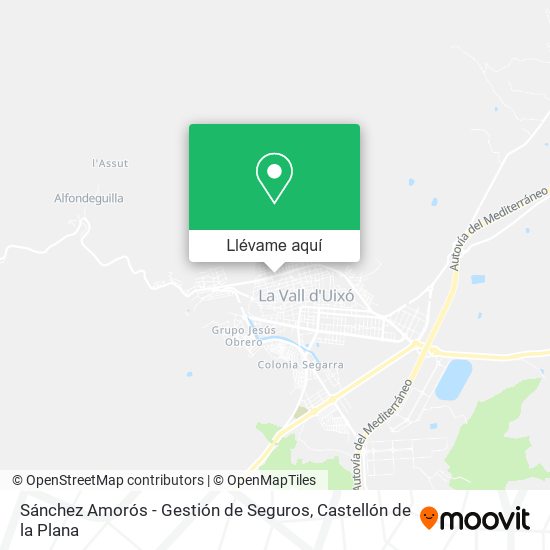Mapa Sánchez Amorós - Gestión de Seguros