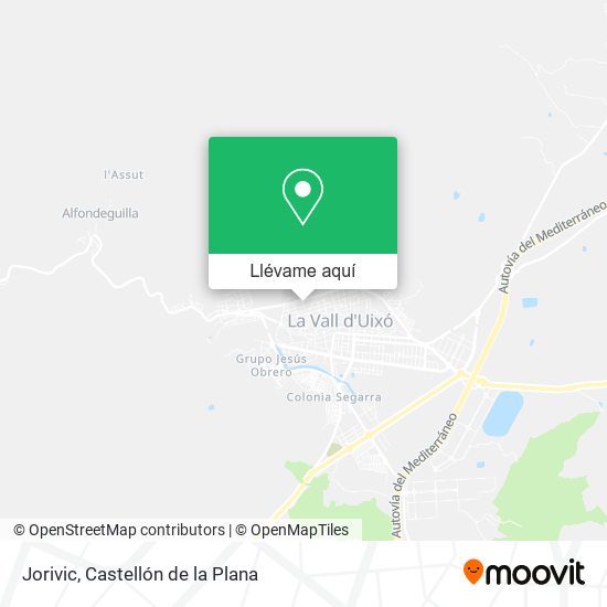 Mapa Jorivic