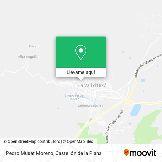 Mapa Pedro Musat Moreno