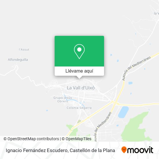 Mapa Ignacio Fernández Escudero