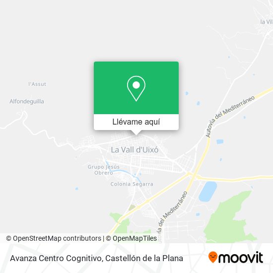Mapa Avanza Centro Cognitivo