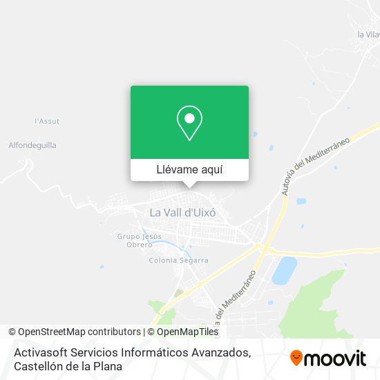 Mapa Activasoft Servicios Informáticos Avanzados