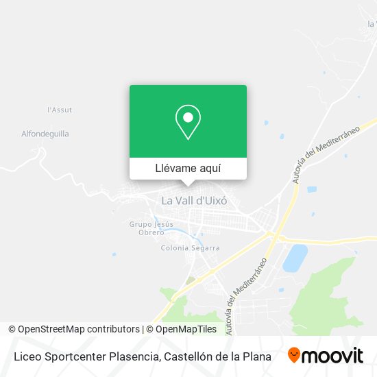 Mapa Liceo Sportcenter Plasencia