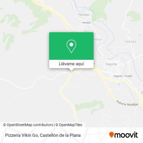 Mapa Pizzería Vikin Go