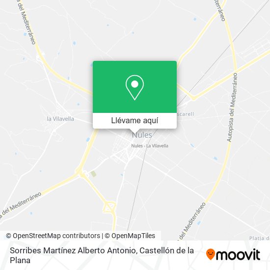 Mapa Sorribes Martínez Alberto Antonio