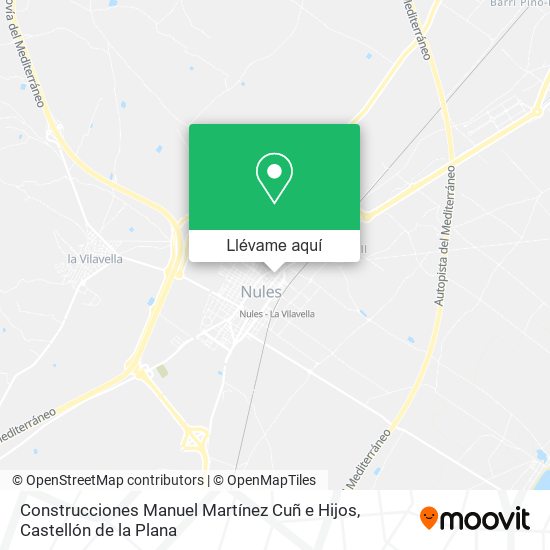 Mapa Construcciones Manuel Martínez Cuñ e Hijos