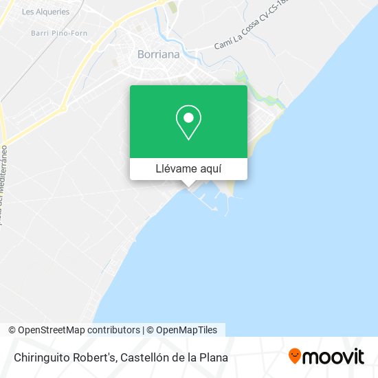 Mapa Chiringuito Robert's