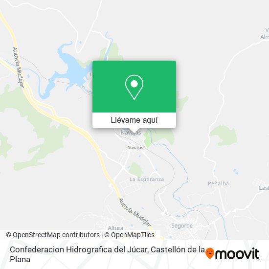 Mapa Confederacion Hidrografica del Júcar