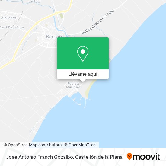 Mapa José Antonio Franch Gozalbo