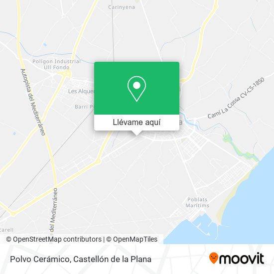 Mapa Polvo Cerámico