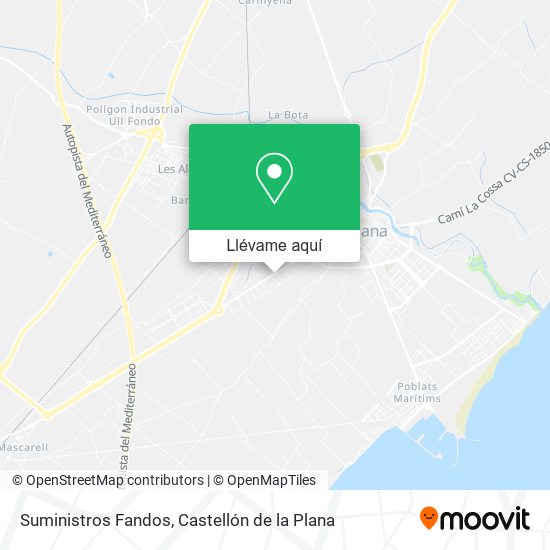 Mapa Suministros Fandos