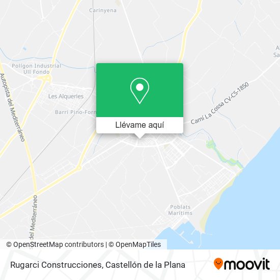 Mapa Rugarci Construcciones