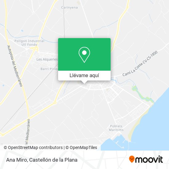 Mapa Ana Miro