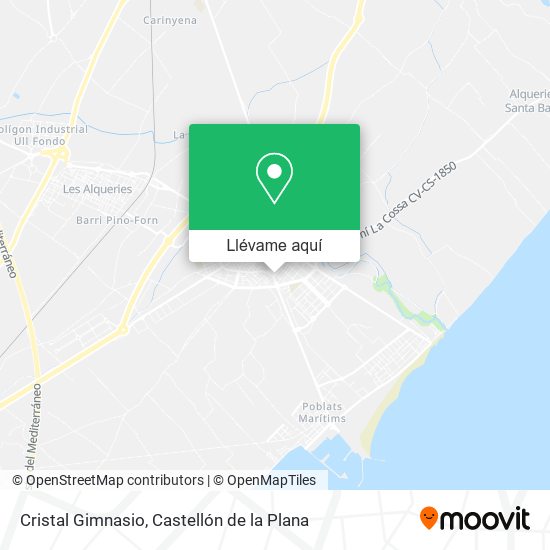 Mapa Cristal Gimnasio