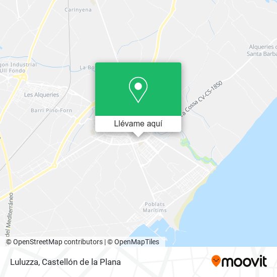 Mapa Luluzza